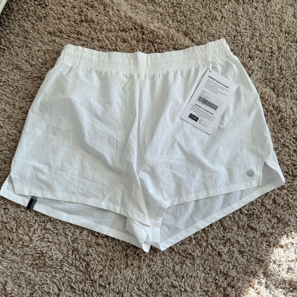 Rhoback White Active Shorts - Picture 1 of 3